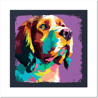 Welsh Springer Spaniel Pop Art - Dog Lover Gifts Posters and Art